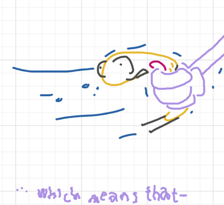 A panel from Ready Oar Knot, episode three of the Board Boards object show by Furretwalk/WalkingFurret.